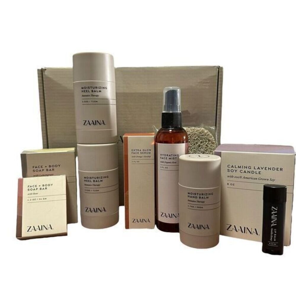 Luxurious ZAAINA Spa Set for Women Bath Gift Set Body Care Set for Her Relaxing